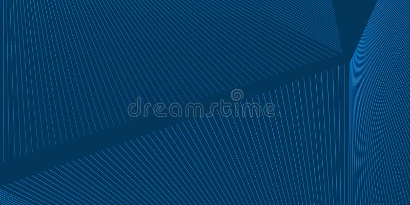 A sleek blue abstract background with converging lines and smooth gradients. vector illustration