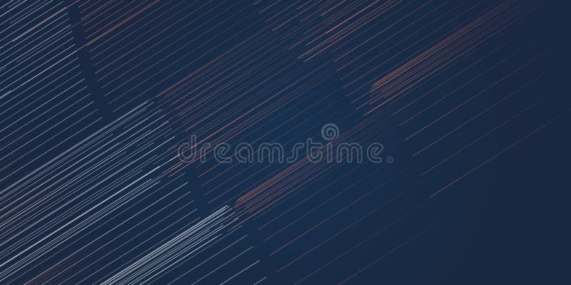 A sleek dark abstract background with colorful diagonal wavy lines. stock illustration