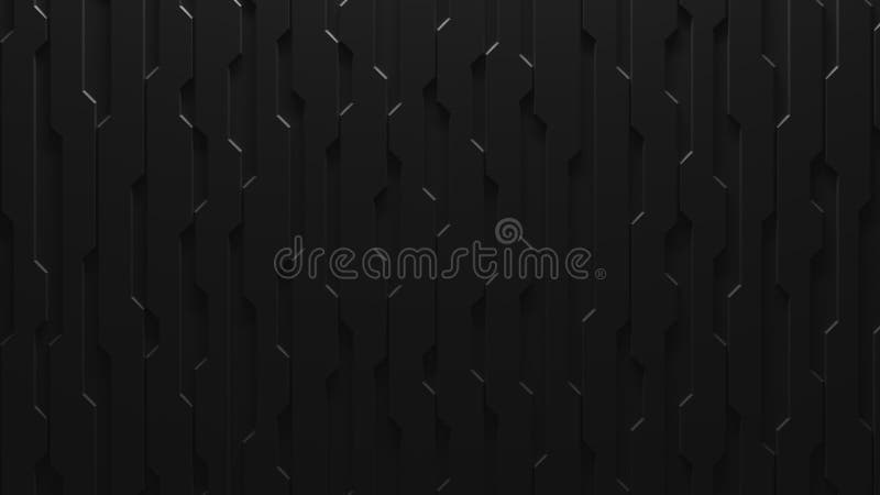 Fundal 3d întunecat și elegant, cu model geometric vector illustration