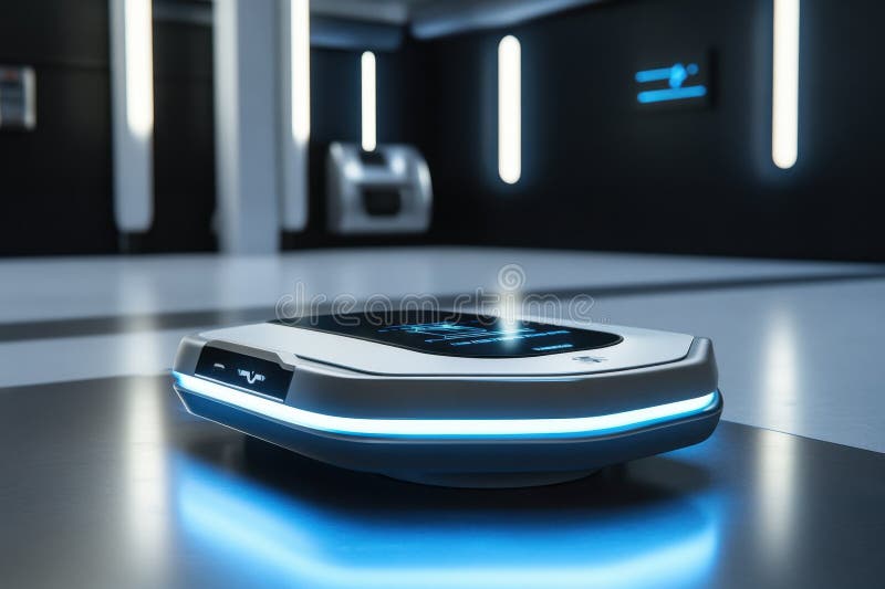 Innovative robotic technology showcased in a modern laboratory setting royalty free stock image