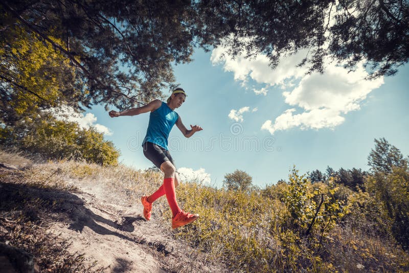 Sleep lopende atleten stock afbeelding. Image of agent 80254493