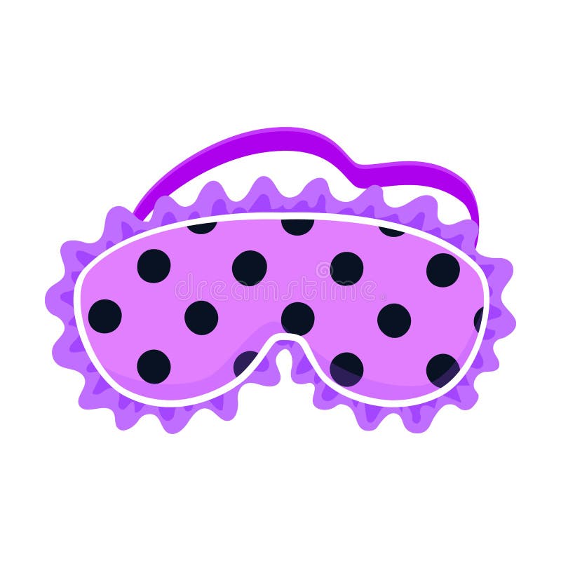 Sleep Mask Vector Icon.Cartoon Vector Icon Isolated on White Background