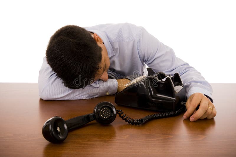 Sleeping stock image