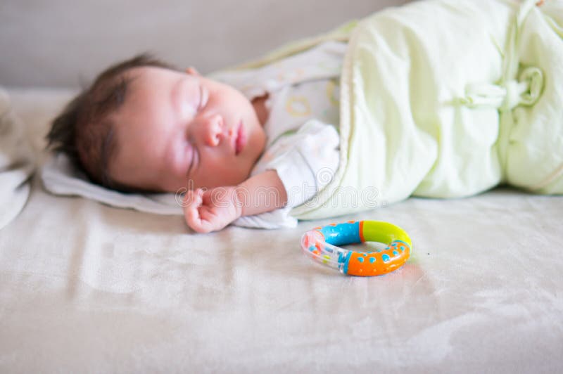 Sleeping baby boy stock image. Image of young, next, sleep 39170641