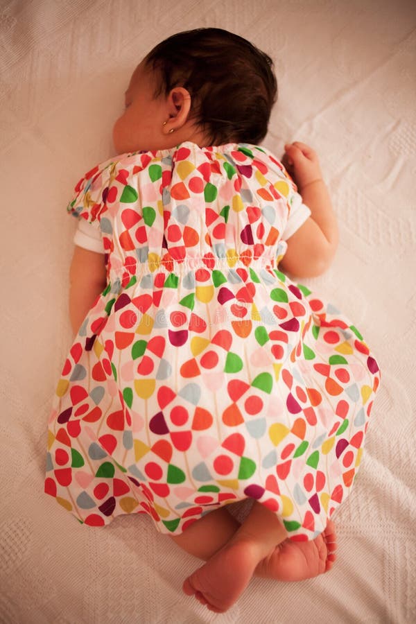 Sleeping baby girl royalty free stock photo Sleeping baby girl royalty free stock photo