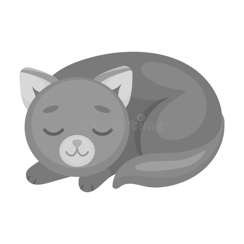 Cute Cat Icon Over Background, Vector Illustration Royalty Free SVG,  Cliparts, Vectors, and Stock Illustration. Image 110009206.