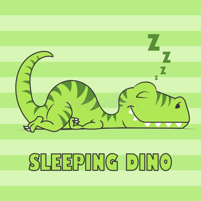 Sleeping Dinosaur Stock Illustrations – 337 Sleeping Dinosaur Stock  Illustrations, Vectors & Clipart - Dreamstime