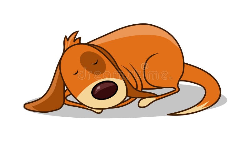 Sleeping Dog Illustration Cartoon Dog Stock Vector - Illustration of white, cartoon: 136792890 Sleeping Dog Illustration Cartoon Dog Stock Vector - Illustration of white, cartoon: 136792890