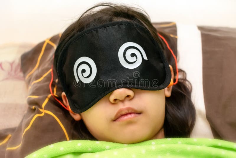 Sleeping with an Eye Patch and a Pair of Ear Plugs Stock Image Image of beauty, patch 141889057