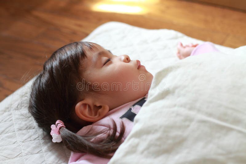 Sleeping Japanese Girl Stock Image Image Of Female Smile 91078019