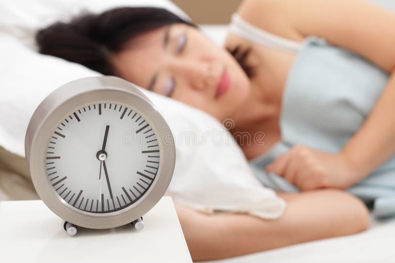 Sleeping Woman and Clock