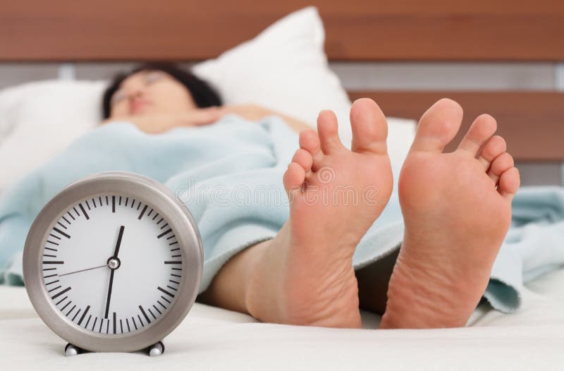 Sleeping Woman and Clock