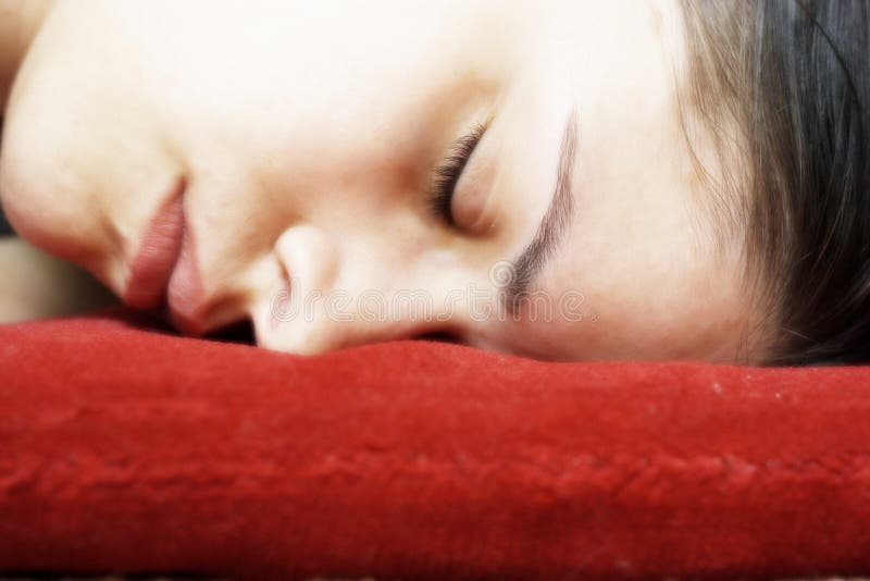 Sleeping teen stock image. Image of isolated, sleeping 2013413