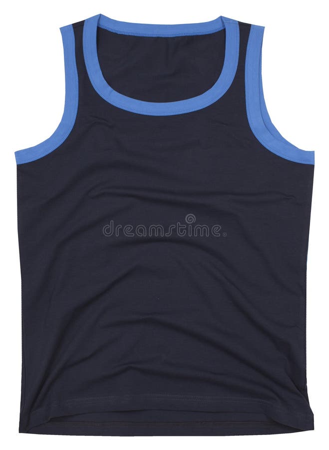 Sleeveless Unisex Shirt Isolated Stock Image - Image of everyday, child ...