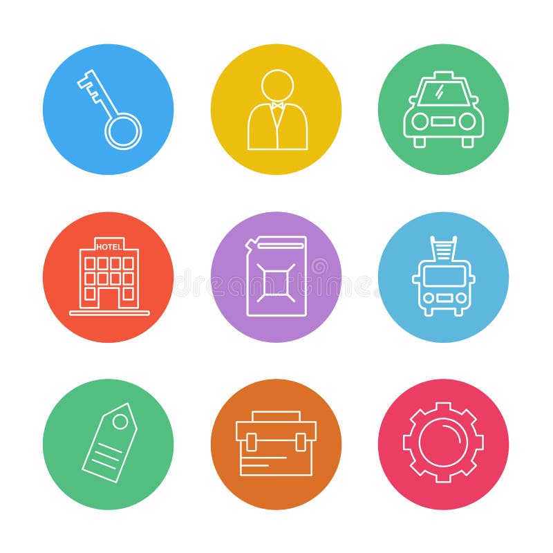 sleutel, brandvrachtwagen, het plaatsen, toestel, markering, vervoer, reis, t vector illustratie sleutel, brandvrachtwagen, het plaatsen, toestel, markering, vervoer, reis, t vector illustratie