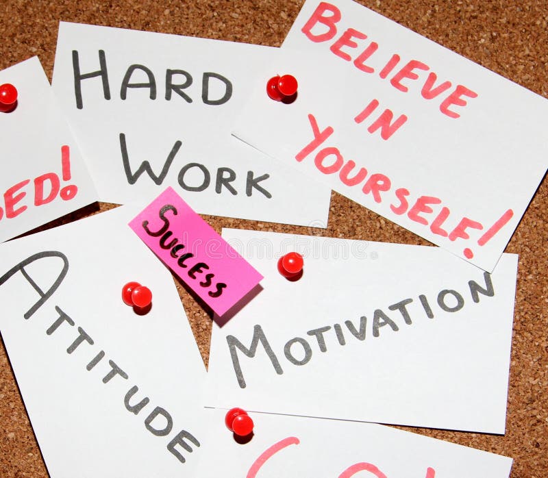 Sleutel tot succes! stock afbeelding