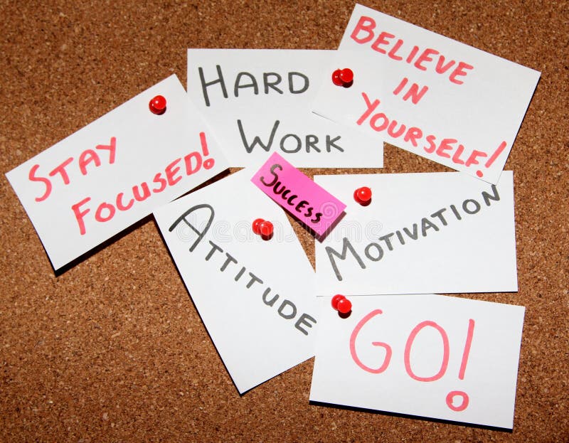 Sleutel tot succes! stock afbeelding