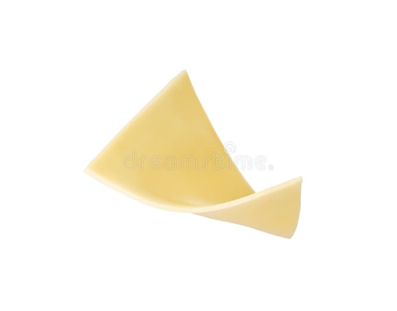 Slice of Cheese for Burger Isolated Stock Photo Image of healthy