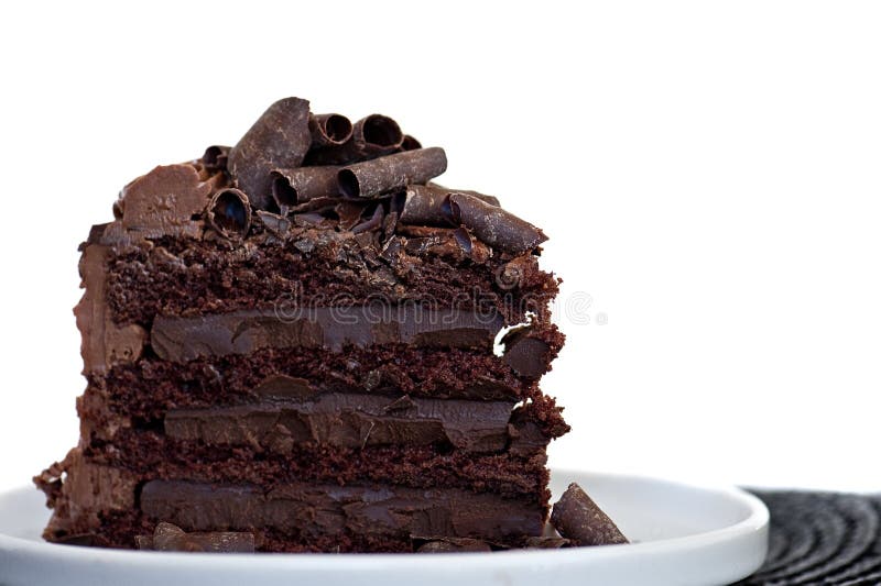 Slice of Chocolate Cake