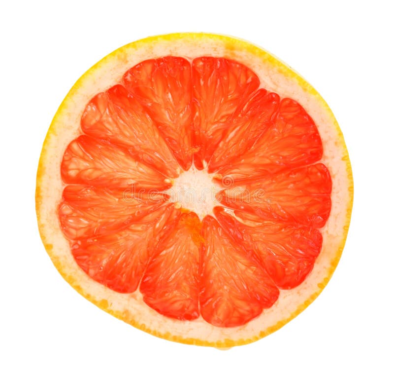 Slice of grapefruit