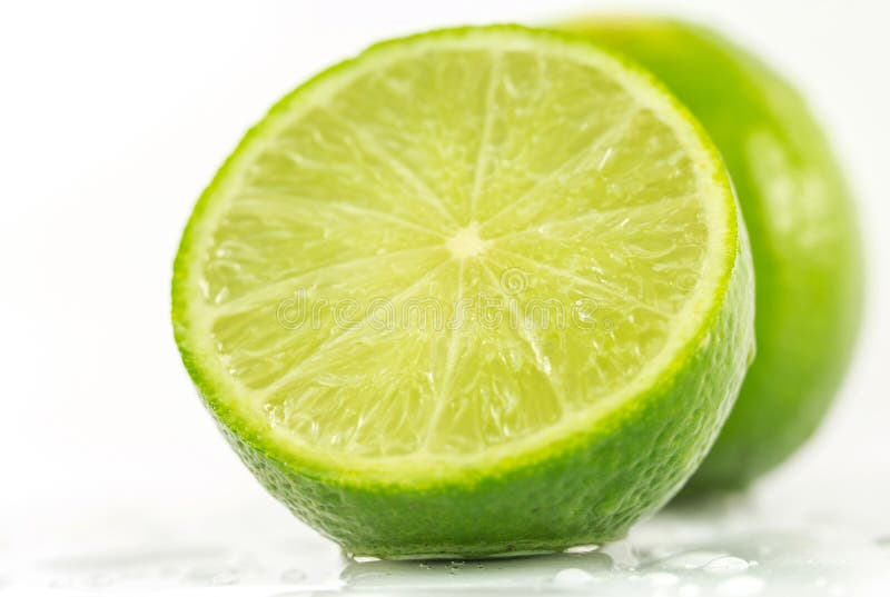 Slice of Lime Fruit III stock image. Image of pulp, background 31158413