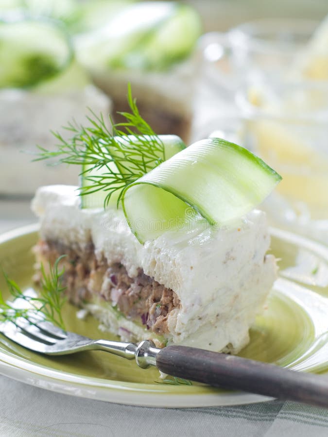 Sandwich cake stock image. Image of sandwich, tuna, meal 30098511