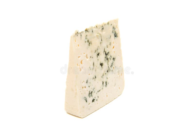 Slice of Soft Blue Cheese with Mold Stock Photo Image of dorblu