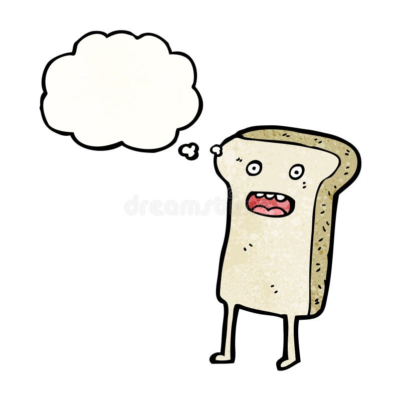 sliced bread cartoon character