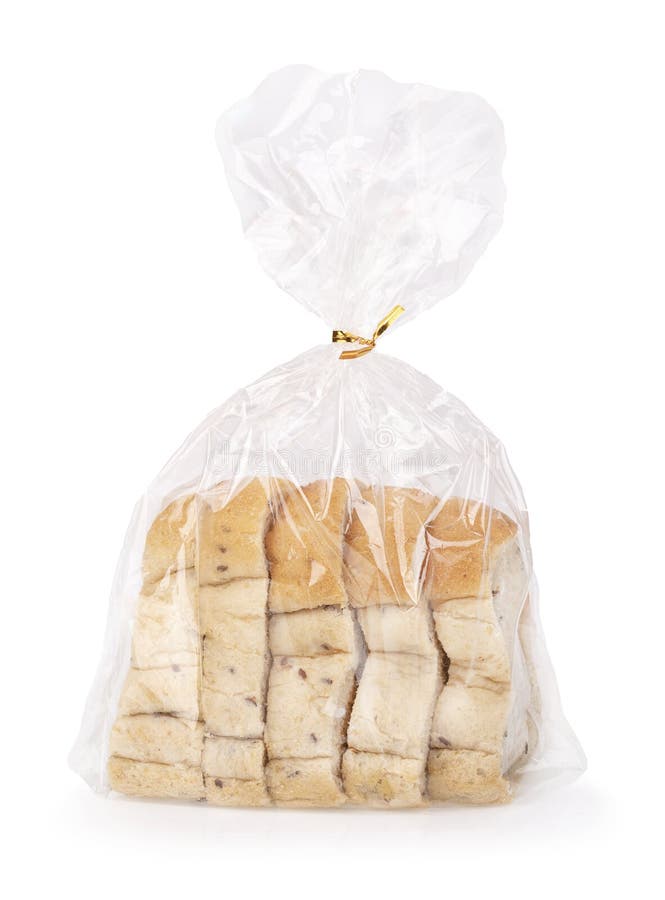 Sliced Brown (rye) Bread In The Plastic Bag. Stock Image Image of