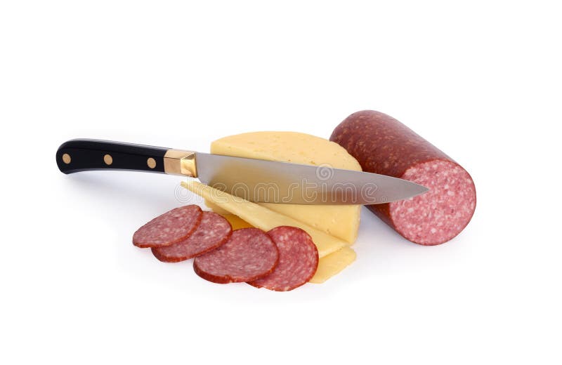 Sliced Cheese And Salami