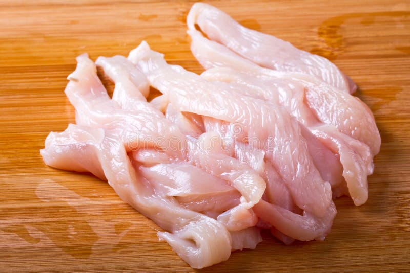 Chicken breast meat stock photo. Image of copping, texture 9542896