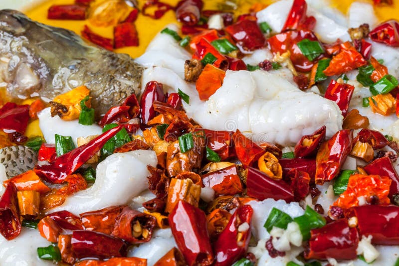 Sliced Fish in Hot Chili Oil