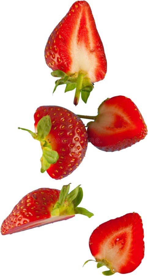 Sliced fresh strawberries