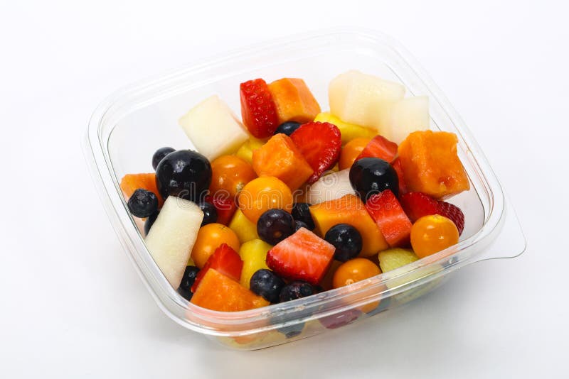 Sliced Fruit Mix in the Box Stock Image Image of healthy, packed 150886443