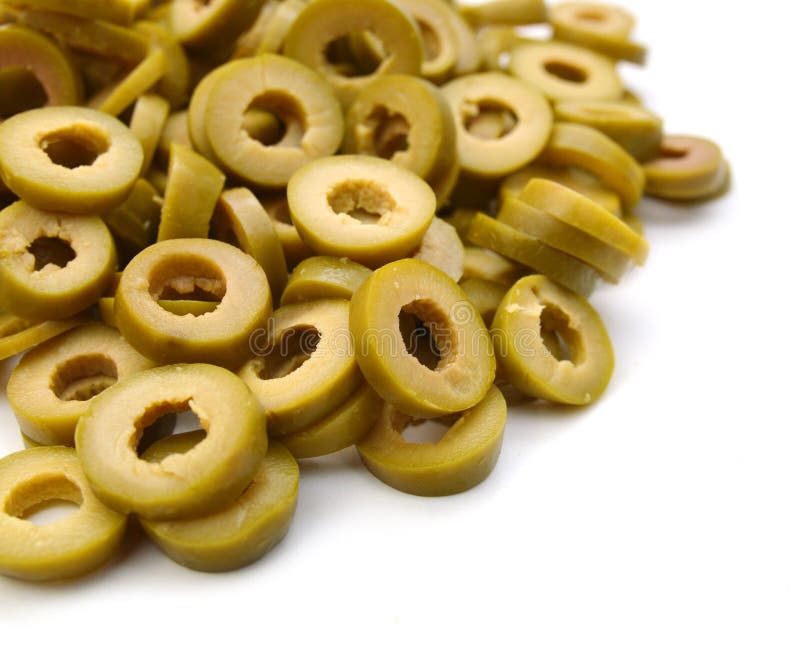 Sliced green olives stock photo. Image of pitted, sliced 67004462
