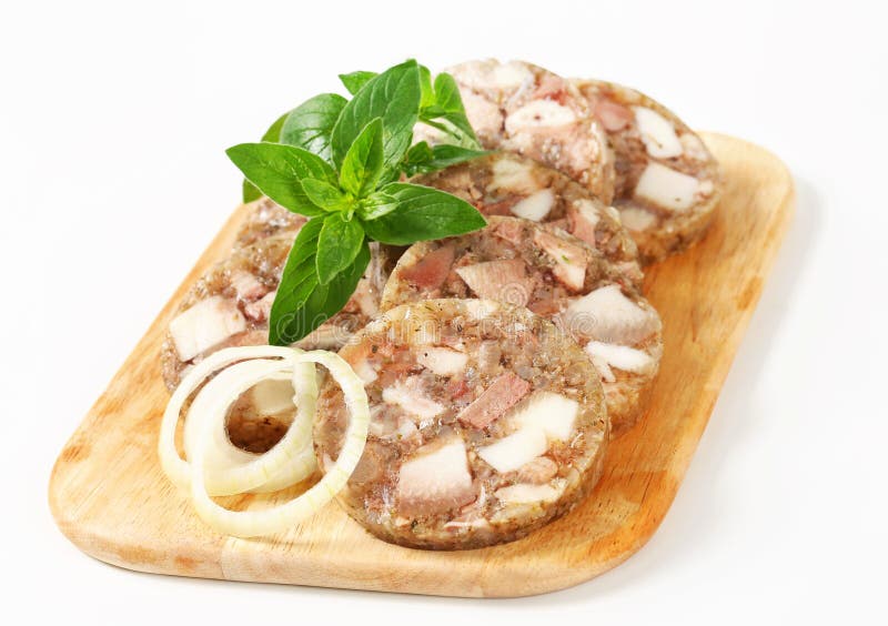 Head Cheese (Pork Jelly) stock photo. Image of europe 31696936