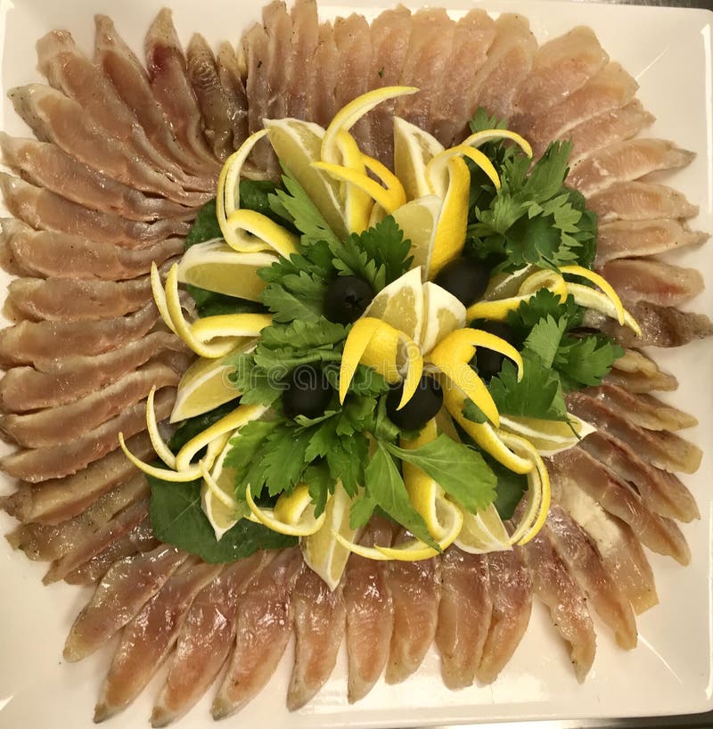 Sliced Herring in Curry Sauce Stock Photo Image of scales, close