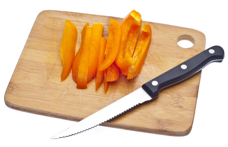 Sliced Orange Bell Pepper