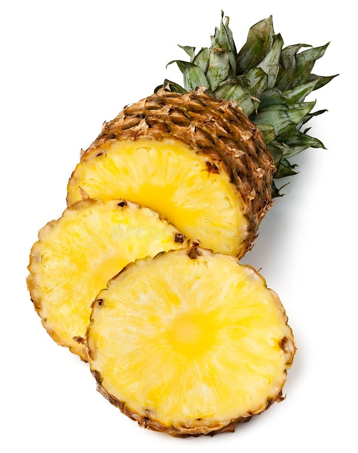 Sliced pineapple