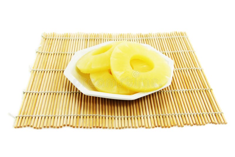 Sliced pineapple