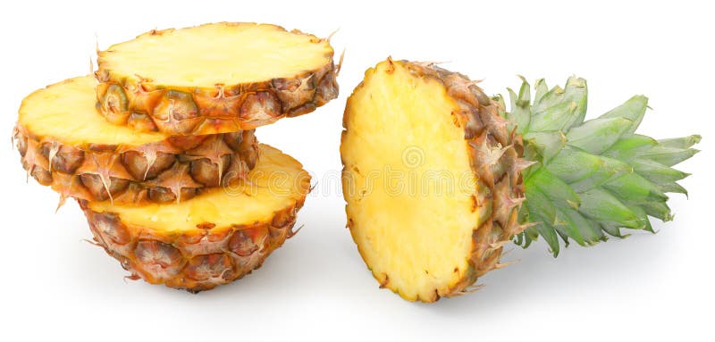Sliced pineapple