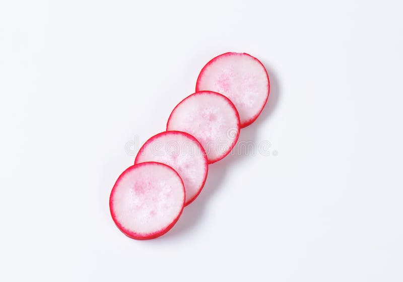 Sliced radishes stock photo. Image of ripe, root, shape 60051084