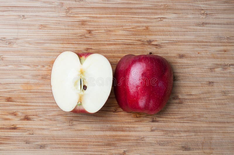 Sliced red apple stock image. Image of crop, horticulture 46445357