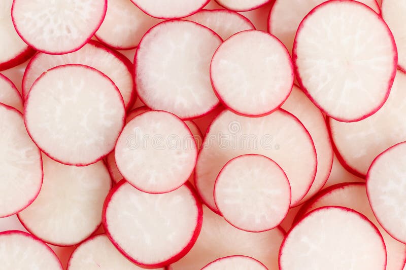Sliced Red Radish On White Background Stock Photo Image of vegetable, slice 45083662