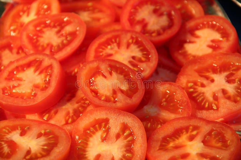 Sliced Red Tomatoes