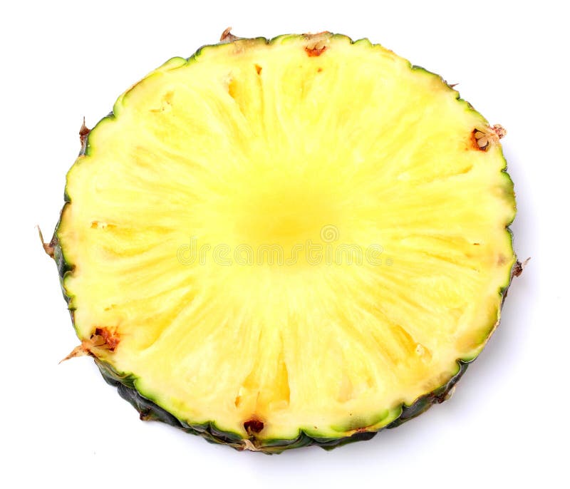 Sliced ripe pineapple royalty free stock images