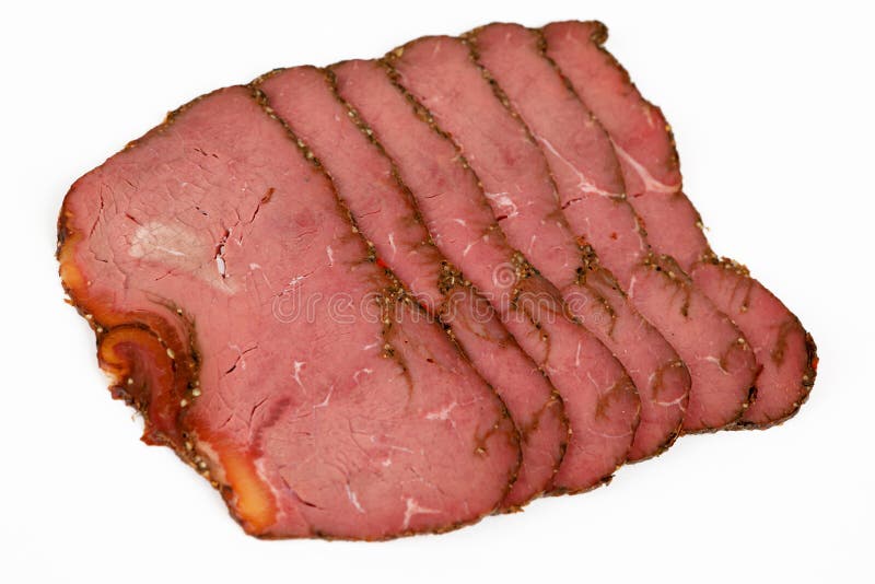 Sliced roast beef stock photo. Image of food, white, meat 85859734