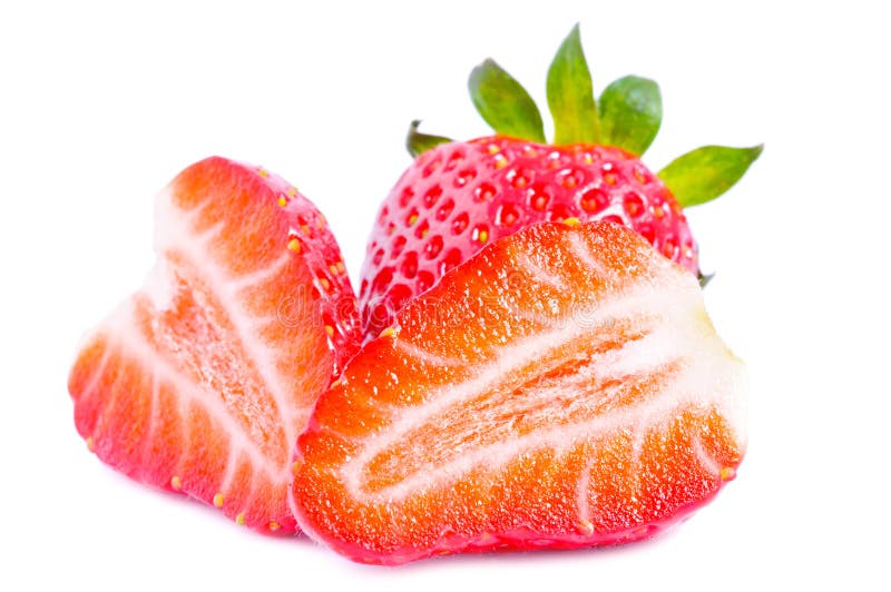 Sliced strawberries stock image. Image of strawberries 23313483