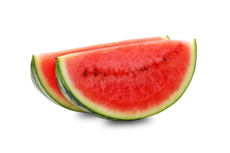 Sliced watermelon