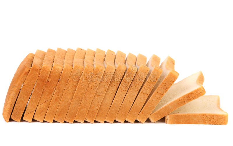 Sliced white bread